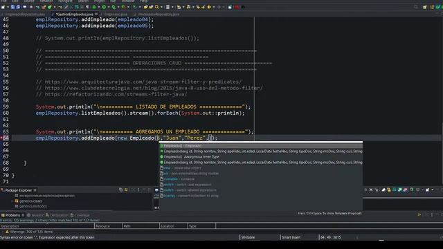 96. CRUD Completo con Java 8 | Test de Funcionalidad Métodos Listar/Agregar (Parte02) | POO Java смотреть онлайн