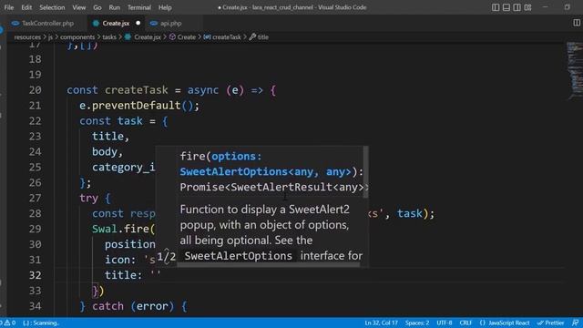 Basic CRUD App With Laravel and React js Part 4 смотреть онлайн