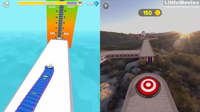 Going Balls | Battery Run - All Level Gameplay Android,iOS - NEW APK PETA UPDATE смотреть онлайн