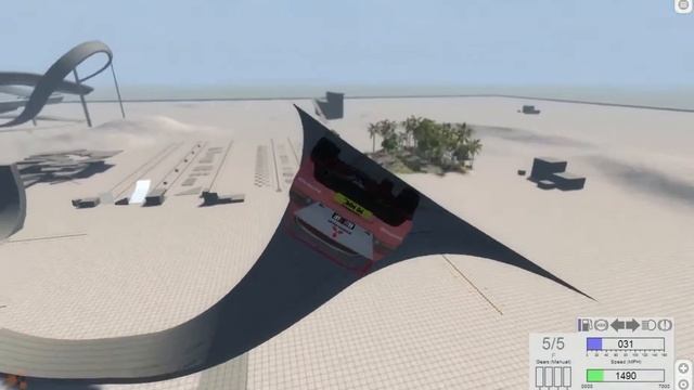 Doing The Loop On The BeamNG.drive Grid Map смотреть онлайн
