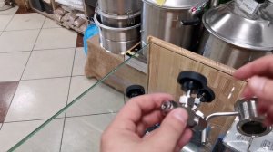 Кран игольчатый 8 мм нержавейка