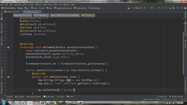 Android Firebase Firestore List Data part 1 Adding Data to Firestore смотреть онлайн
