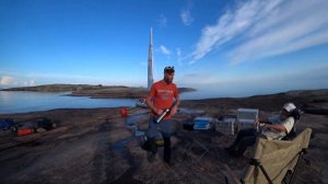 Путешествие на парусном катамаране вокруг Валаама. Часть первая.