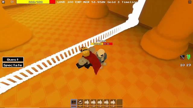 Beating the AU Trials in Undertale: Universal Massacre on Roblox смотреть онлайн