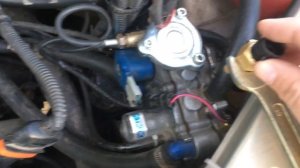 Замена датчика ОЖ на калине 1.