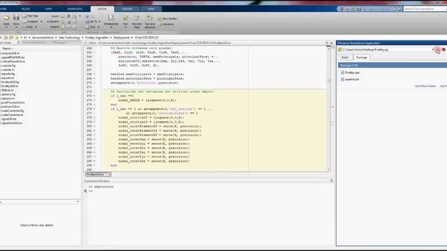 Make a Windows Standalone Application in MATLAB смотреть онлайн