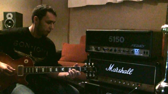 Gibson Les Paul Standard 2007 + Marshall JCM 800 in kemper profiling session смотреть онлайн