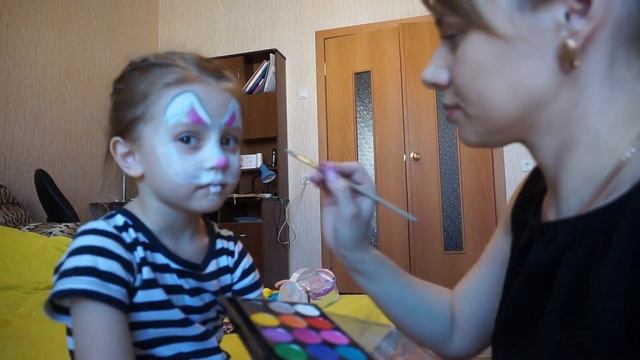 Аквагрим ЗАЙЧИК смотреть онлайн