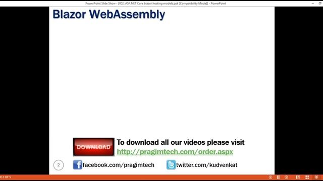 ASP NET Core blazor hosting models смотреть онлайн