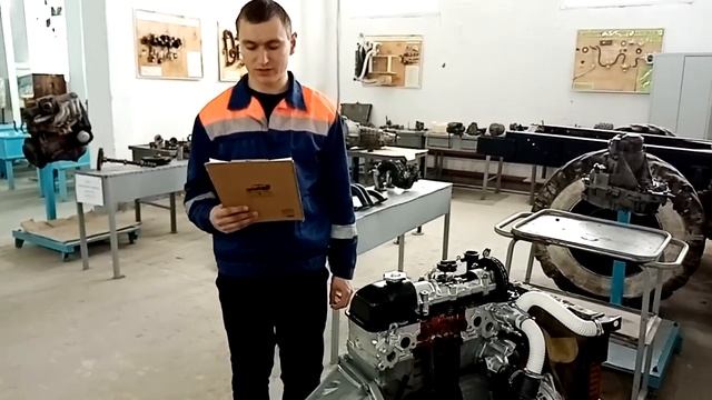 Проект «Макет двигателя ВАЗ-2107 с навесным оборудованием и коробкой передач». смотреть онлайн