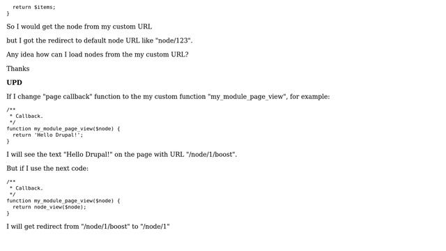 Drupal: Redirect to default node url смотреть онлайн