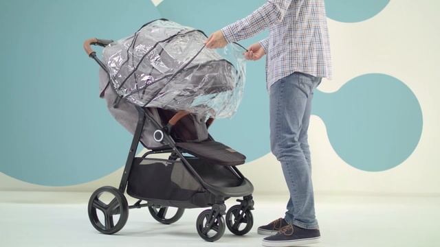 Silla de paseo GRANDE Kinderkraft que se abre a la posición tumbada | Manual de instrucciones смотреть онлайн