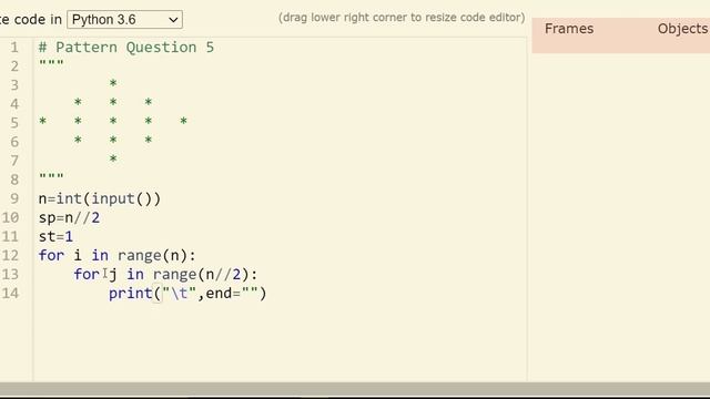 How to print Star Pattern In Python(Part 5) смотреть онлайн