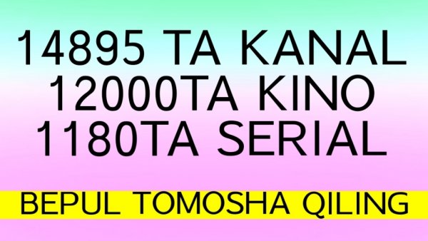 14895TA PULLIK KANALLARNI TEKIN KO'RISH 2024