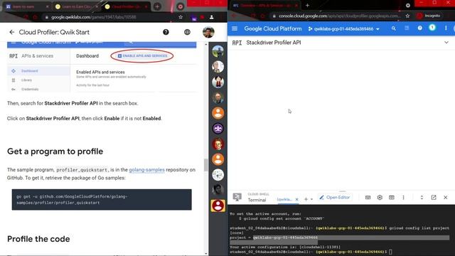 Cloud Profiler: Qwik Start | QwikLabs GSP209 | Google Cloud Platform смотреть онлайн