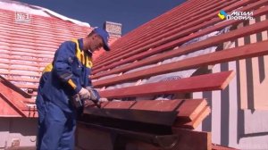 Установка водосточной системы Металлпрофиль