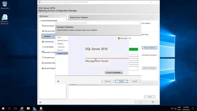 SQL Server Reporting Service Configuration смотреть онлайн
