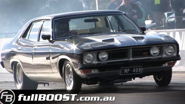 Aussie muscle ~ Ford XB Falcon V8 sedan смотреть онлайн