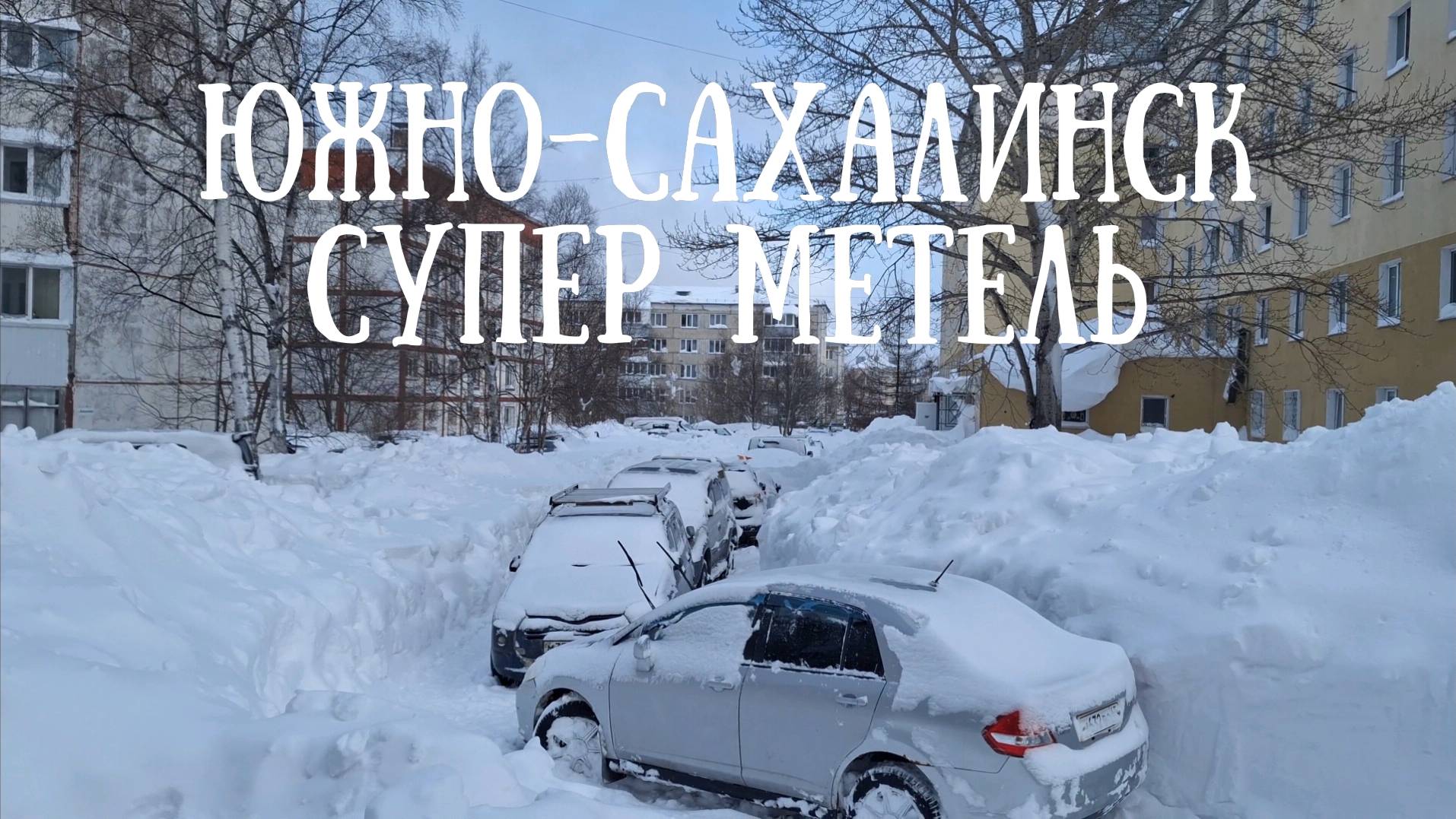 Рекордная метель на Сахалине смотреть онлайн