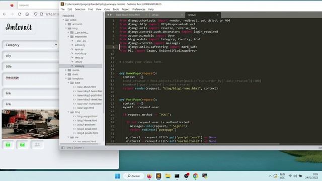 Making a social web app with Django - 12 - Post Submit by Authenticated Users смотреть онлайн