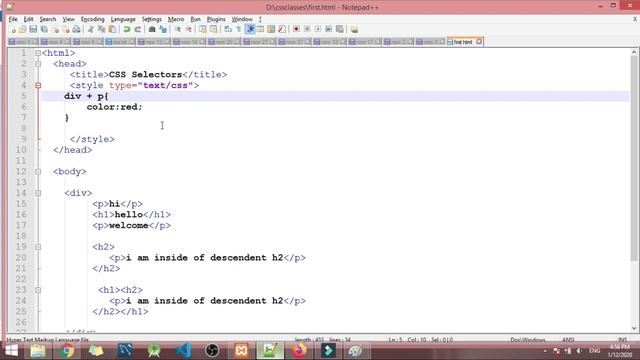 CSS TUTORIAL IN TELUGU - Part 5 | CSS Selectors in telugu | Telugu Web Guru смотреть онлайн
