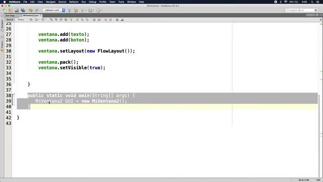 interfaz gráfica de usuario con código en Java desde netbeans смотреть онлайн