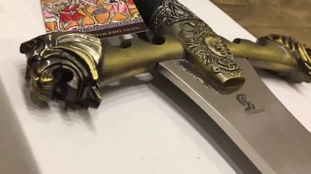 Меч Александра Македонского парадный латунь, Alexander the Great Sword, Art Gladius 265 смотреть онлайн