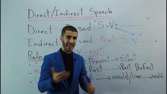 Direct / Indirect Speech - أهم درس في الإنجليزية مع الأستاذ ناصري смотреть онлайн