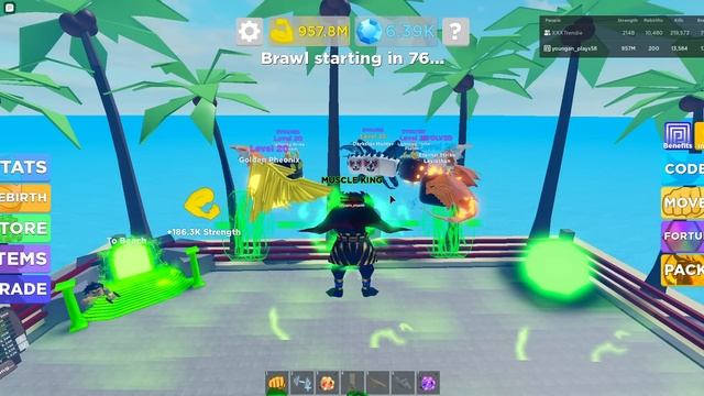 I officially made it to {1B strength} in muscle legends (~reveal~186.3k pet glitch)-part 2 смотреть онлайн