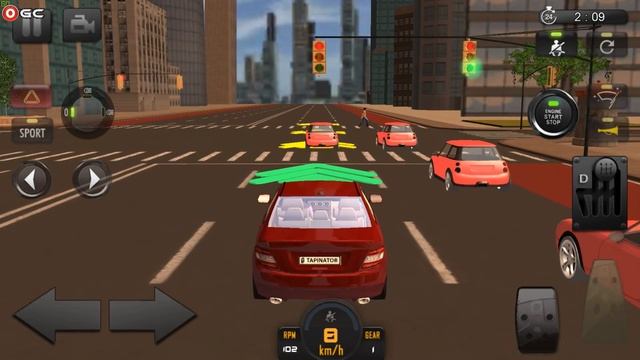 Car Driving Academy Reloaded / Car Parking Games / Android Gameplay FHD #4 смотреть онлайн