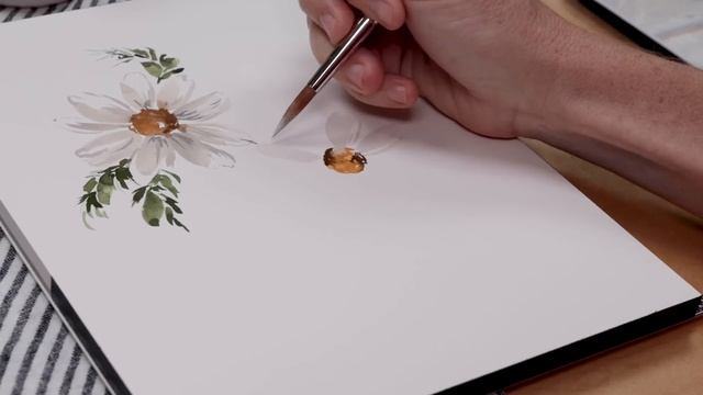 Watercolor Daisies | Tips and Tricks for PAINTING WHITE FLOWERS смотреть онлайн