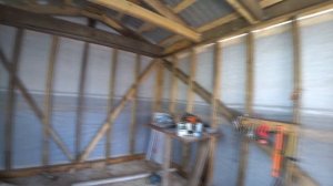 Каркасный Гараж 6х4 своими руками часть 2