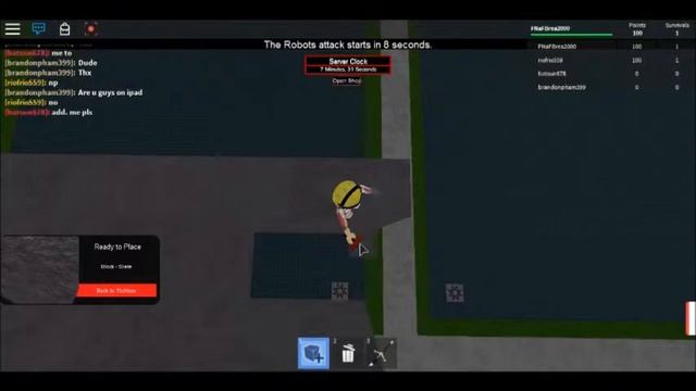 Brea Plays~ Build To Survive Robots~Roblox смотреть онлайн