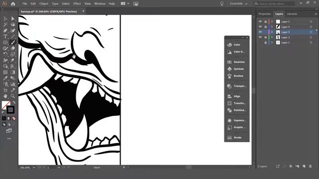 Hannya Mask - Illustration (Speed Art) смотреть онлайн