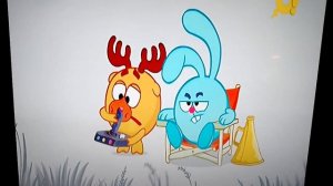 один кадр из Смешариков серия называется Ёжик в тумане