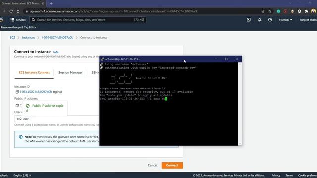 Configure Nginx Web Server On Aws ec2 Instance | Configure Web Server On Cloud | Web Server смотреть онлайн