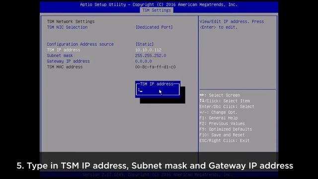 How to configure a network address within ThinkServer System Manager смотреть онлайн