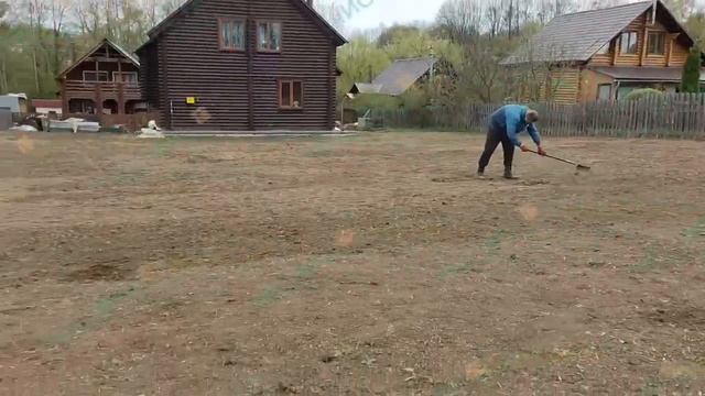 Выравнивание участка под газон в Ступино смотреть онлайн