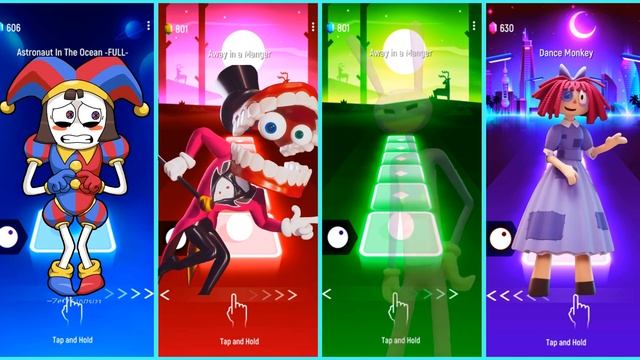 [Amazing Digital Circus] - Pomni ? Caine ? Jax ? Ragatha On Tiles Hop.