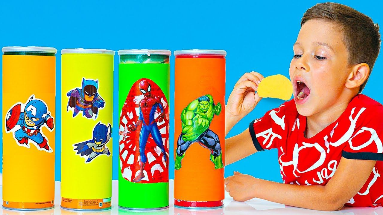 Артём и Друзья превращаются в СУПЕРГЕРОЕВ История про Волшебные Чипсы смотреть онлайн