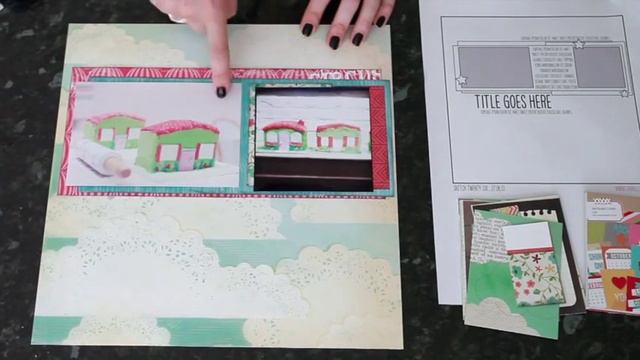 Sketch to Scrapbook Page :: Cakes with Cath смотреть онлайн