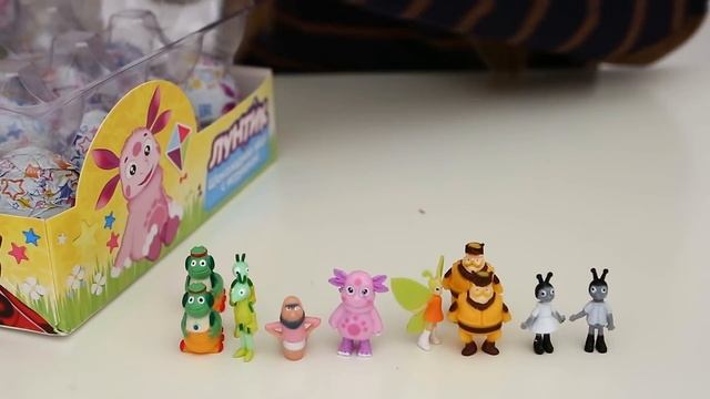 Распаковка шоколадных яиц Лунтик с сюрпризом