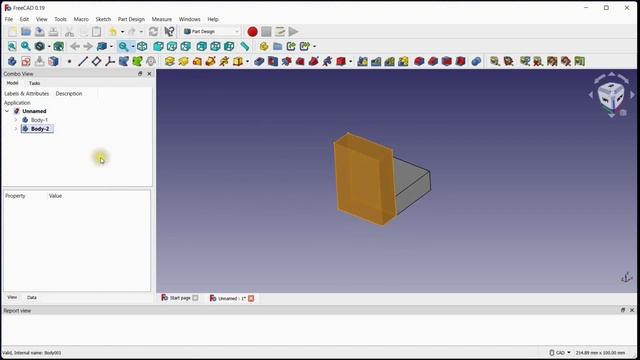 FreeCAD: Part Design | Beginner Tutorial #5 (Fuse and Cut Boolean Options) смотреть онлайн