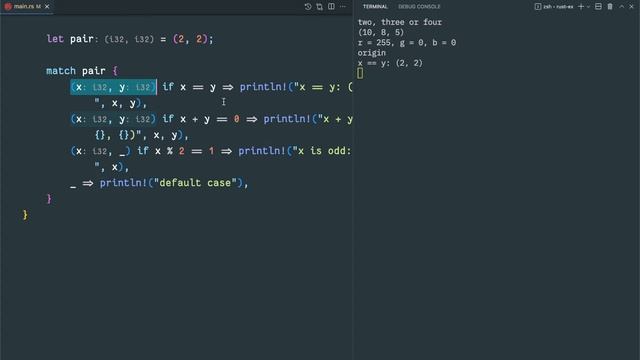 Rust Programming pattern matching using match, if let, while let смотреть онлайн