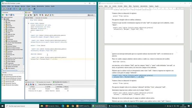 Curso de Oracle: Valores nulos (null) смотреть онлайн