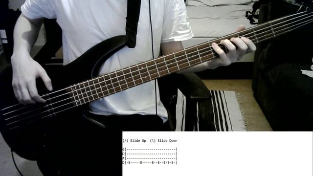 Pink Floyd - Another Brick in the Wall Pt.2 Bass Cover [With Play Along Tabs] смотреть онлайн