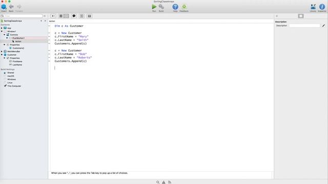 Xojo Tutorial - Sorting Class Arrays смотреть онлайн