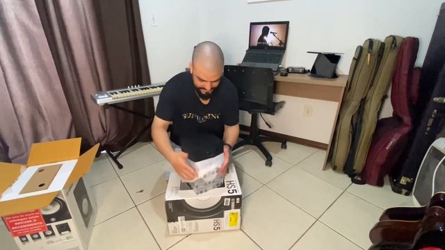 Meus novos monitores de referência Yamaha HS5/ Unboxing смотреть онлайн
