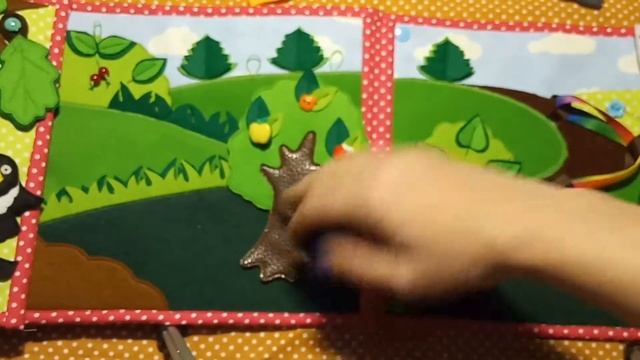 Развивающая книжка из ткани и фетра смотреть онлайн