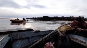 Лодка "Крым" vs лодка " Обь-3" на моторах "Tohatsu 18"